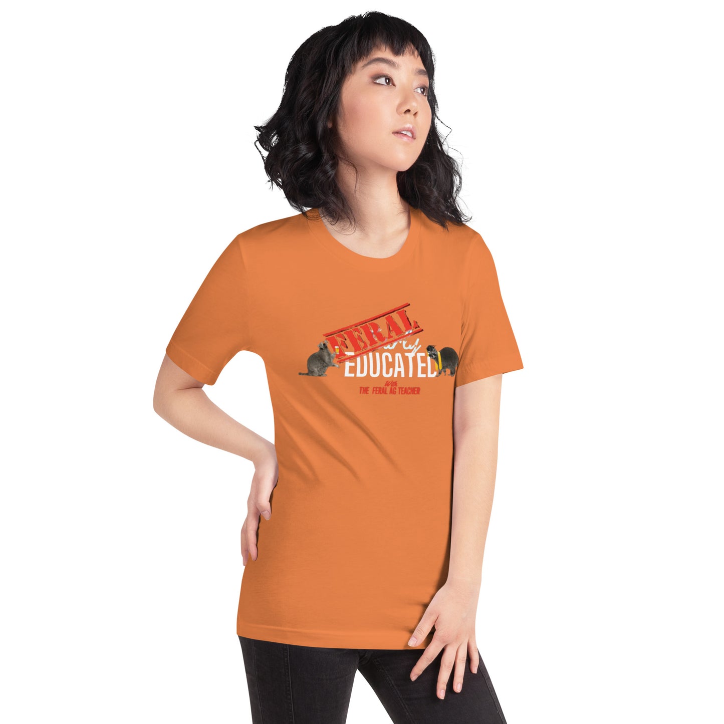 FERAL-ly Educated Unisex t-shirt