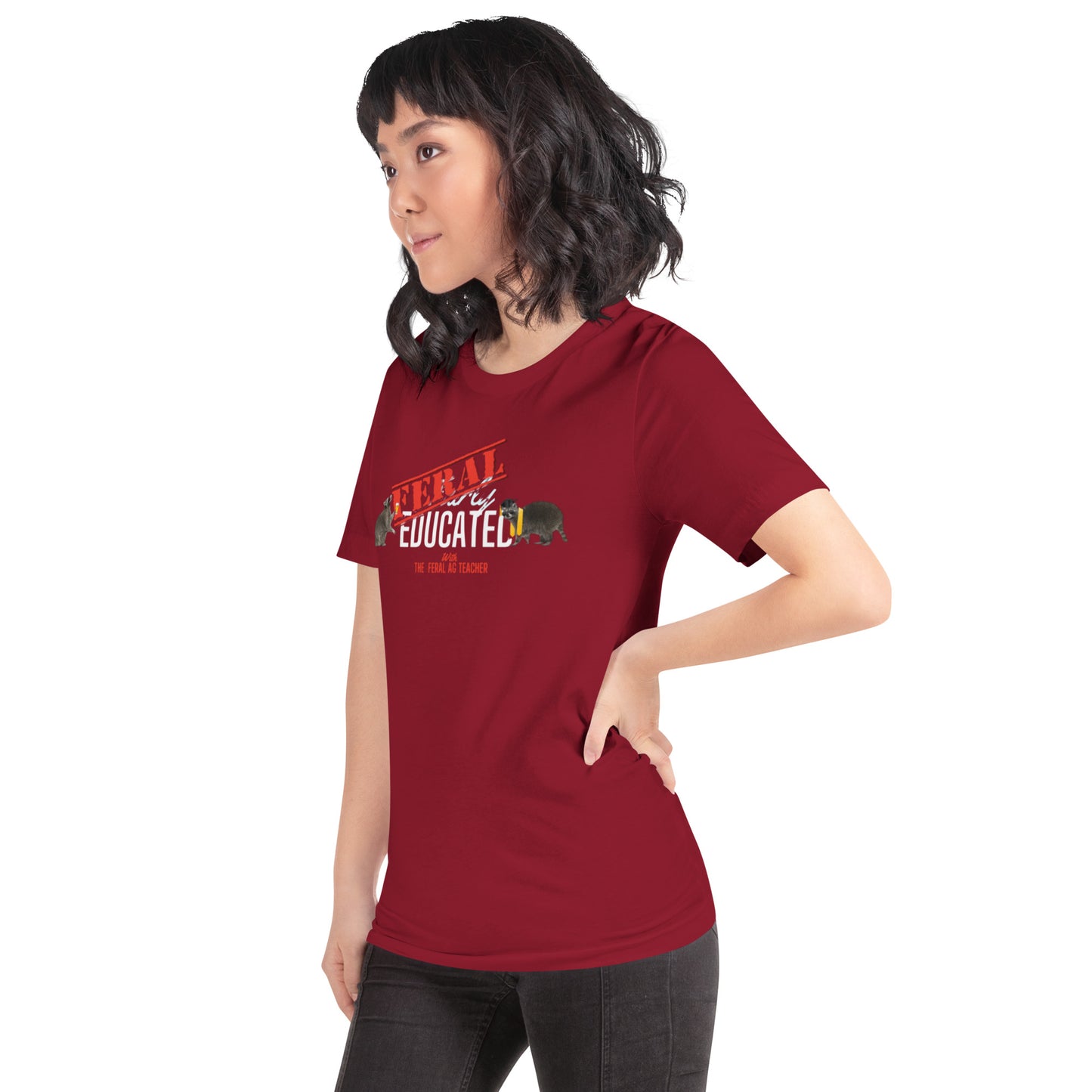 FERAL-ly Educated Unisex t-shirt