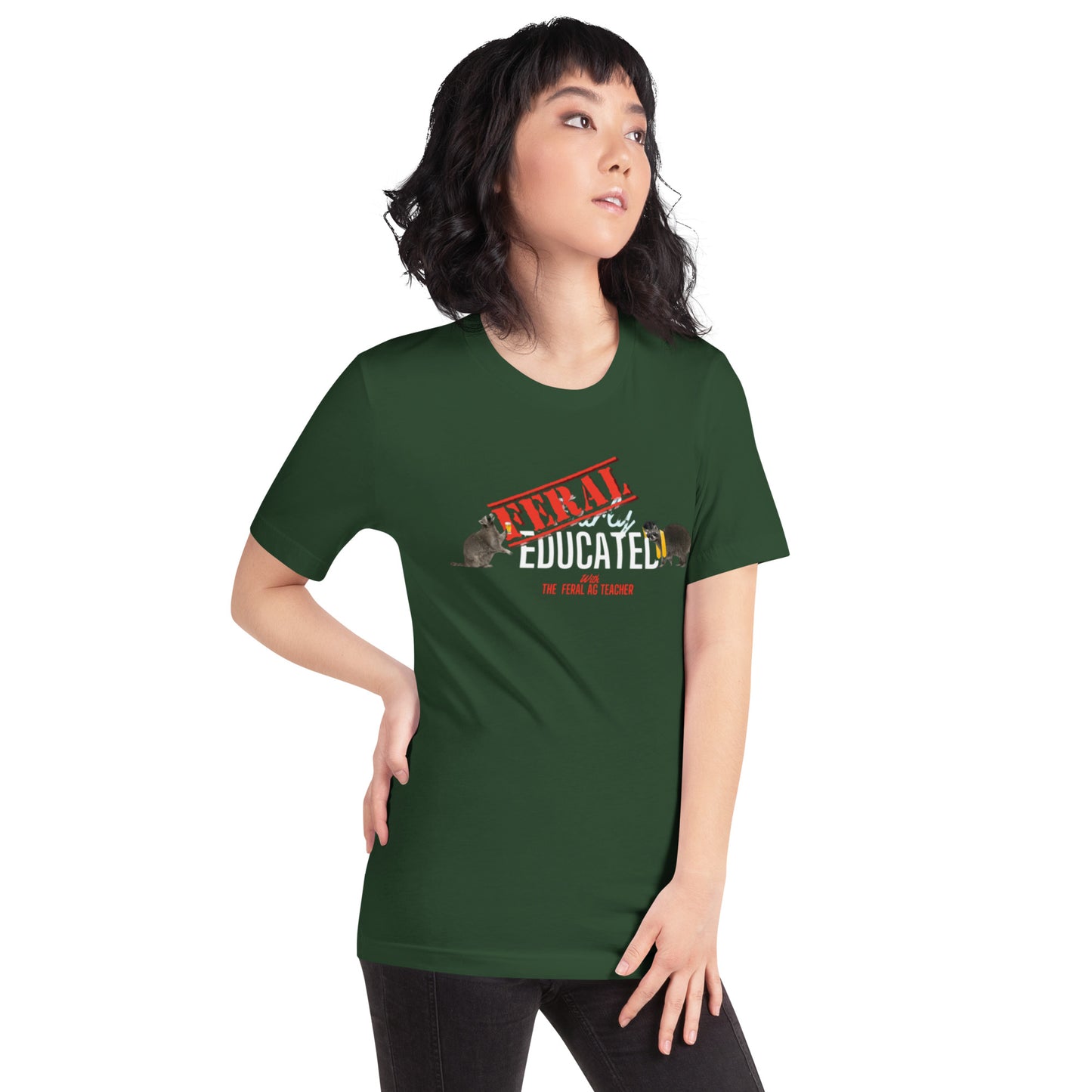 FERAL-ly Educated Unisex t-shirt