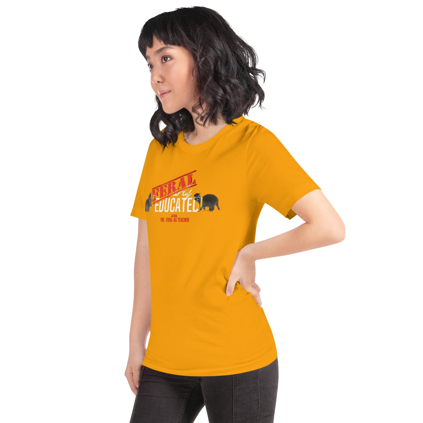 FERAL-ly Educated Unisex t-shirt