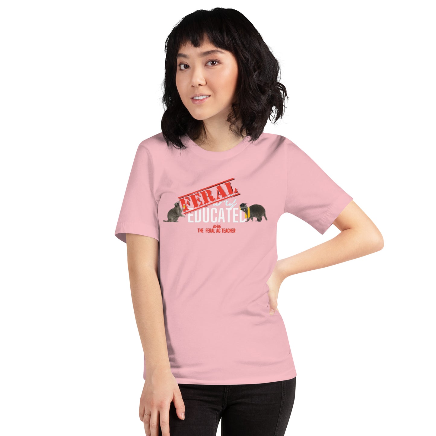 FERAL-ly Educated Unisex t-shirt