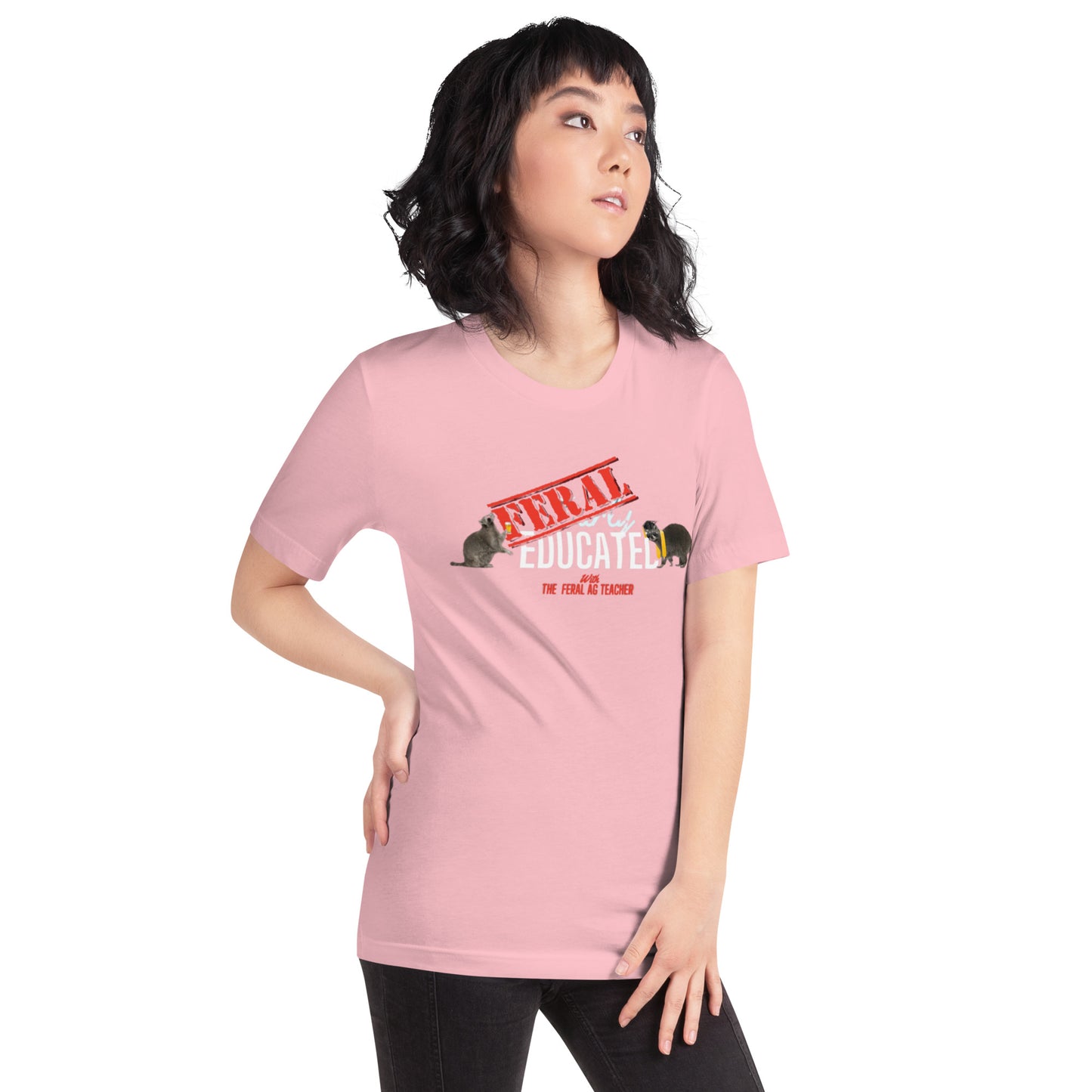 FERAL-ly Educated Unisex t-shirt